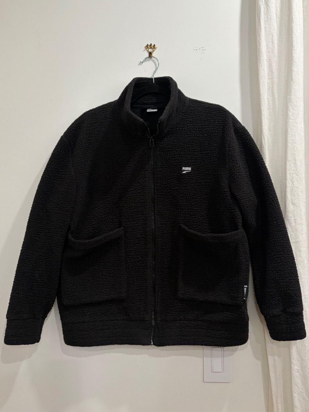 Puma Women’s Black Zip Up Fleece (Size XS)